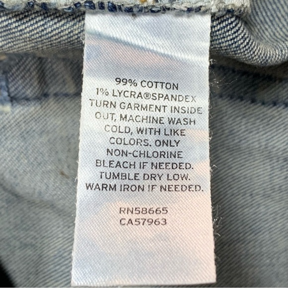 TREASURE & BOND High Waist Boyfriend CutOff Denim Shorts in Gravel MediumVintage - Picture 13 of 13